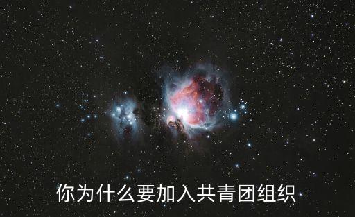 你為什么要加入共青團組織