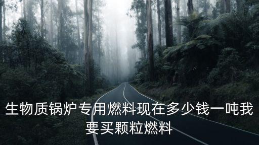 生物質(zhì)鍋爐專用燃料現(xiàn)在多少錢一噸我要買顆粒燃料