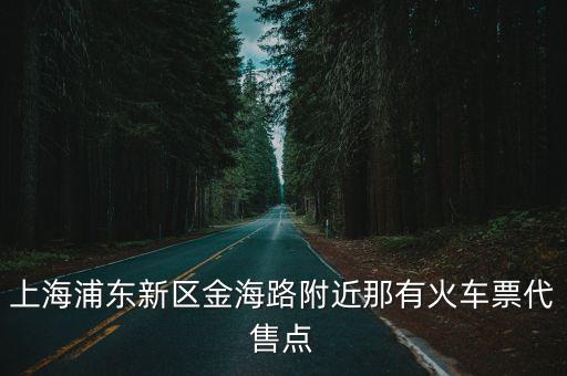上海浦東新區(qū)金海路附近那有火車票代售點(diǎn)