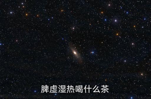 脾虛濕熱喝什么茶