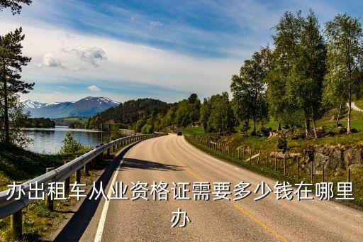 辦出租車從業資格證需要多少錢在哪里辦