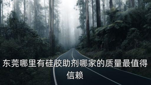 東莞哪里有硅膠助劑哪家的質量最值得信賴