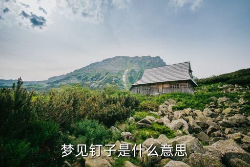 夢見釘子是什么意思