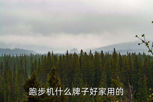 家用跑步機哪款好，跑步機什么牌子好家用的