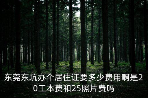 東莞東坑新門樓居住證，2016年在東坑鎮居住證需要什么資料