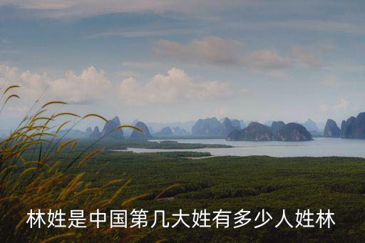 林氏，林姓是中國第幾大姓有多少人姓林