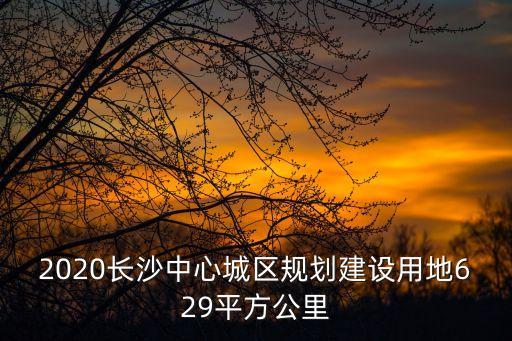 長沙規劃，100分求長沙發展規劃