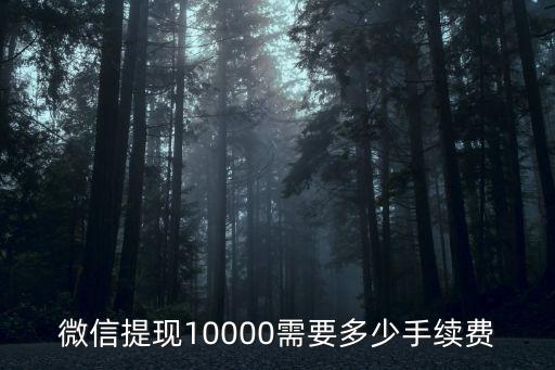 微信提現手續費多少，微信提現手續費是多少怎么樣收取的