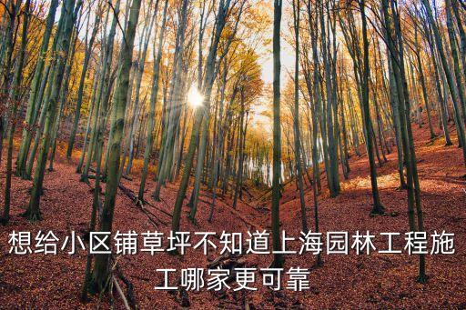 想給小區鋪草坪不知道上海園林工程施工哪家更可靠