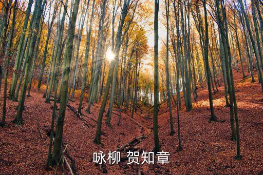 賀知章的詠柳，唐朝詩人賀知章的詠柳