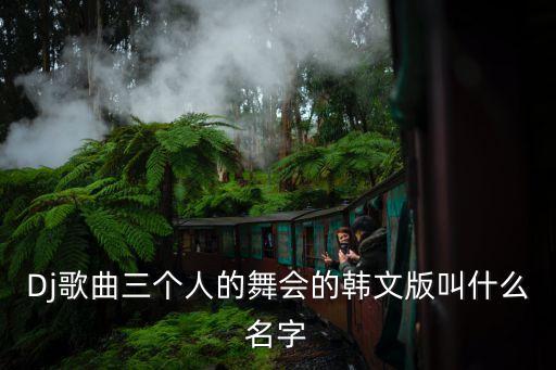 Dj歌曲三個人的舞會的韓文版叫什么名字