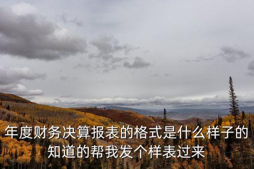財(cái)務(wù)決算報(bào)表，什么是財(cái)務(wù)決算報(bào)表是不是就是財(cái)務(wù)報(bào)表呢