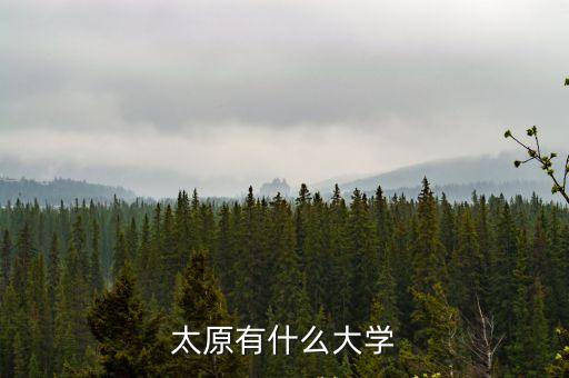 太原有哪些大學(xué)，太原有什么大學(xué)
