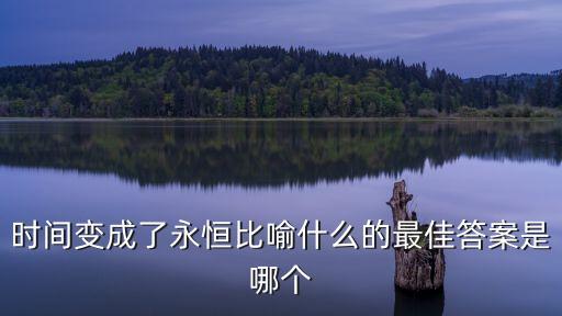 時間變成了永恒比喻什么的最佳答案是哪個
