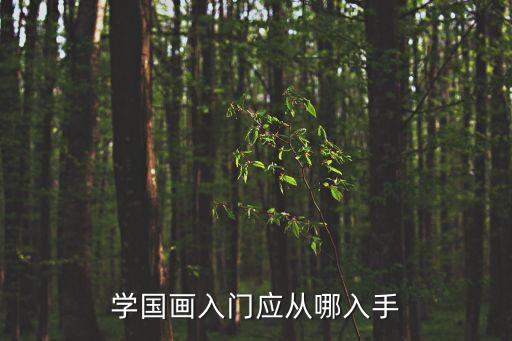 學國畫入門應從哪入手