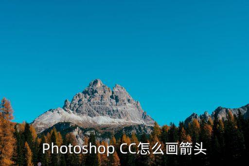 Photoshop CC怎么畫箭頭