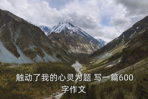  觸動了我的心靈為題 寫一篇600字作文