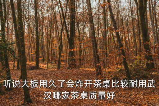 聽說大板用久了會炸開茶桌比較耐用武漢哪家茶桌質量好