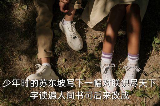 少年時的蘇東坡寫下一幅對聯識盡天下字讀遍人間書可后來改成