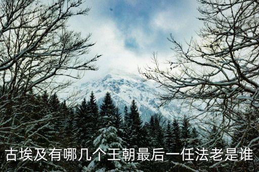 古埃及有哪幾個王朝最后一任法老是誰