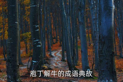 刨丁解牛，庖丁解牛的成語典故