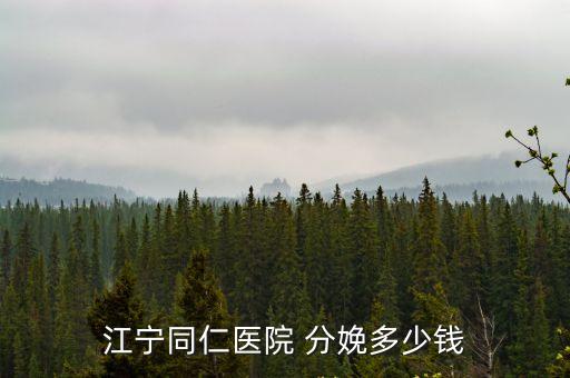 上海市同仁醫院分娩花費，女人到醫院生產一般要花多少錢啊