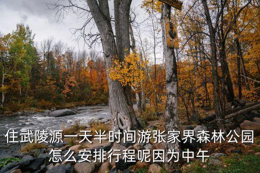 住武陵源一天半時(shí)間游張家界森林公園怎么安排行程呢因?yàn)橹形? class=