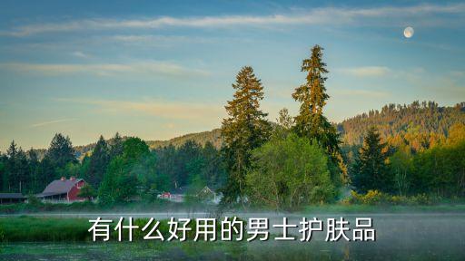 男士護膚品推薦，男士護膚品哪個好