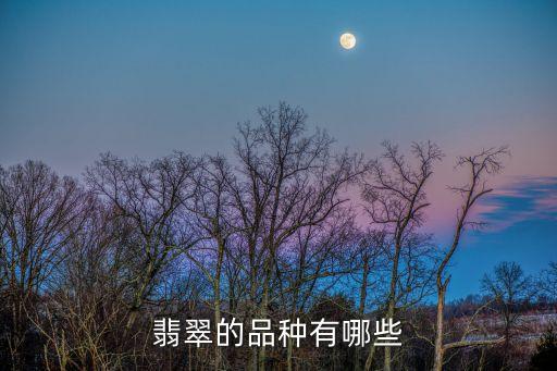 翡翠的品種有哪些