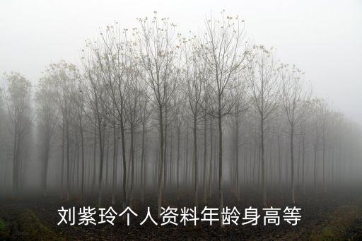 劉紫玲個人資料年齡身高等