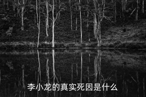 李小龍的真實(shí)死因是什么