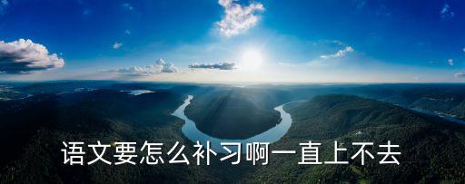 語文要怎么補習啊一直上不去
