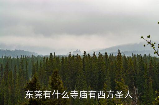 東莞有什么寺廟有西方圣人