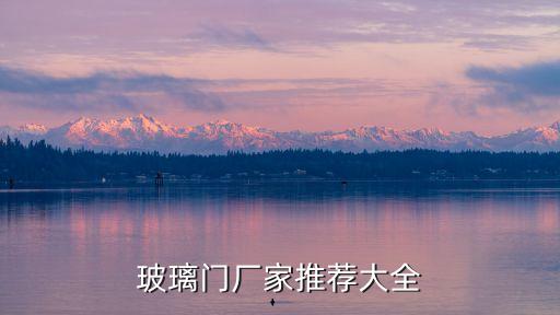 玻璃門廠家推薦大全