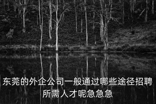 東莞外企總部，東莞所有的世界五百強企業有哪些呢分別在東莞的什么地方