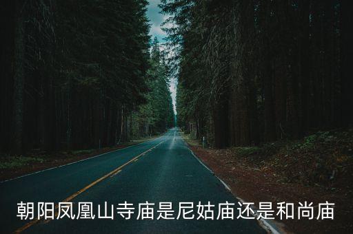 朝陽鳳凰山寺廟是尼姑廟還是和尚廟