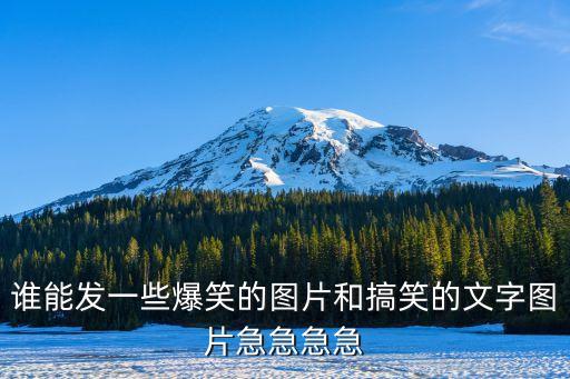 誰能發一些爆笑的圖片和搞笑的文字圖片急急急急
