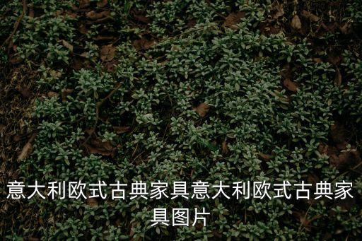 意大利歐式古典家具意大利歐式古典家具圖片