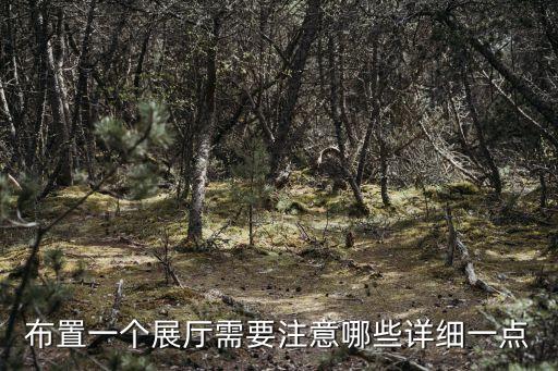 布置一個展廳需要注意哪些詳細一點