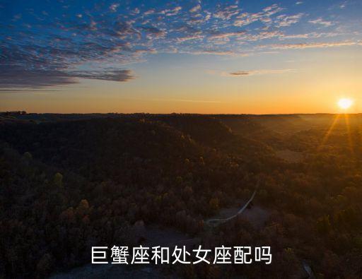 巨蟹座和處女座配嗎