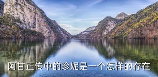 阿甘正傳中的珍妮是一個怎樣的存在