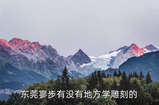 東莞寥步有沒有地方學(xué)雕刻的