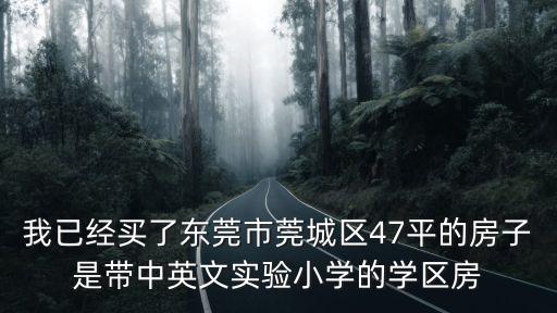 東莞沿河路學區房，東莞集體戶學區