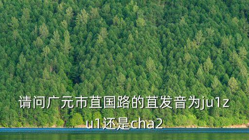 請問廣元市苴國路的苴發(fā)音為ju1zu1還是cha2