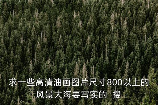 畫畫圖片大全風景，求一些高清油畫圖片尺寸800以上的風景大海要寫實的  搜