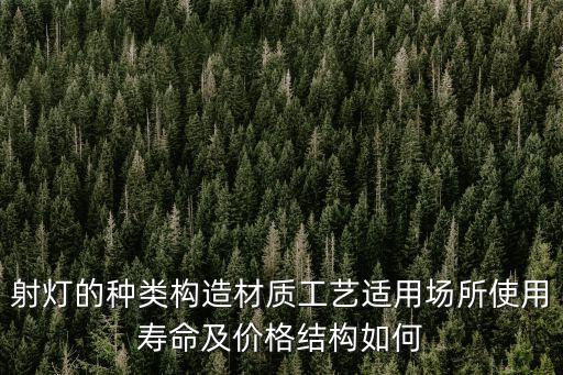 射燈的種類構(gòu)造材質(zhì)工藝適用場所使用壽命及價(jià)格結(jié)構(gòu)如何