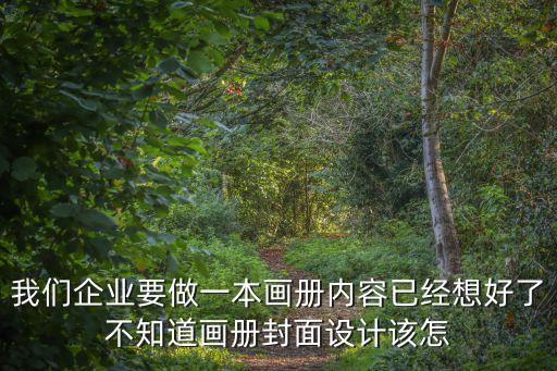 我們企業(yè)要做一本畫冊(cè)內(nèi)容已經(jīng)想好了不知道畫冊(cè)封面設(shè)計(jì)該怎