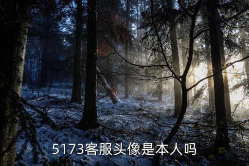 客服頭像，5173客服頭像是本人嗎