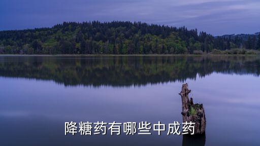 降糖的中成藥，降糖藥有哪些中成藥