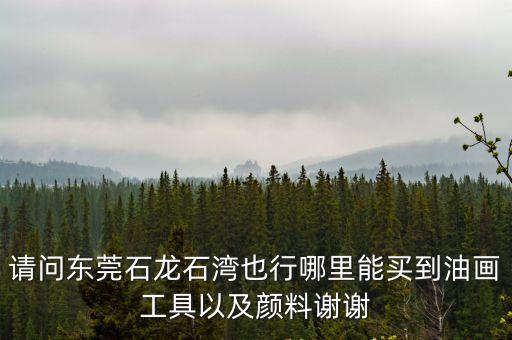 請問東莞石龍石灣也行哪里能買到油畫工具以及顏料謝謝